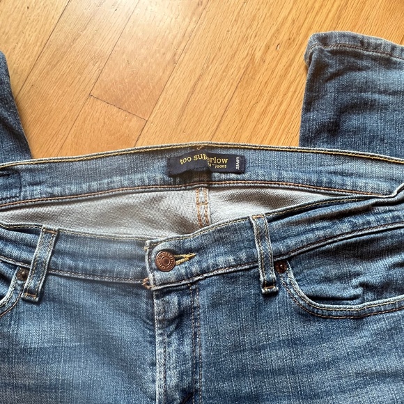 Levis too super low 524  Red Tab Jeans Jr Sz 15M - Picture 4 of 7